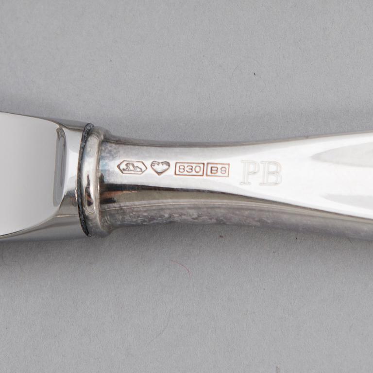 TAPIO WIRKKALA, A 138-piece set of 'Tapio' silver cutlery, Kultakeskus, Hämeenlinna, Finland, around 1980.