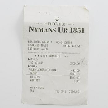 IWC, Portuguese Chrono, ca 2007.