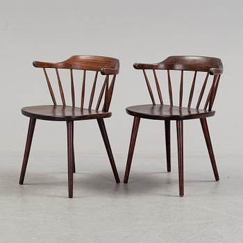 A set of eight 'Småland' armchairs by Yngve Ekström.