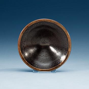 An oil-spot glazed bowl, Song dynasty.