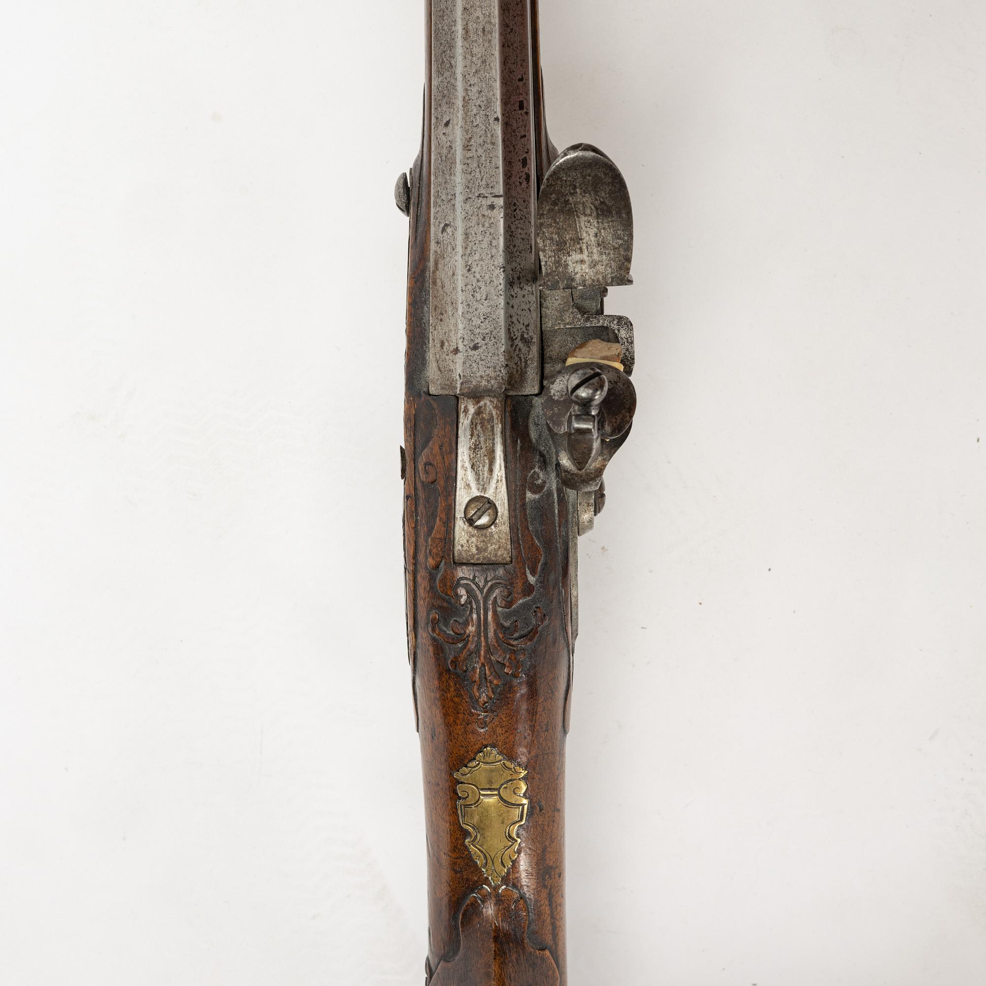 Flintlåsgevär, 1700-tal.