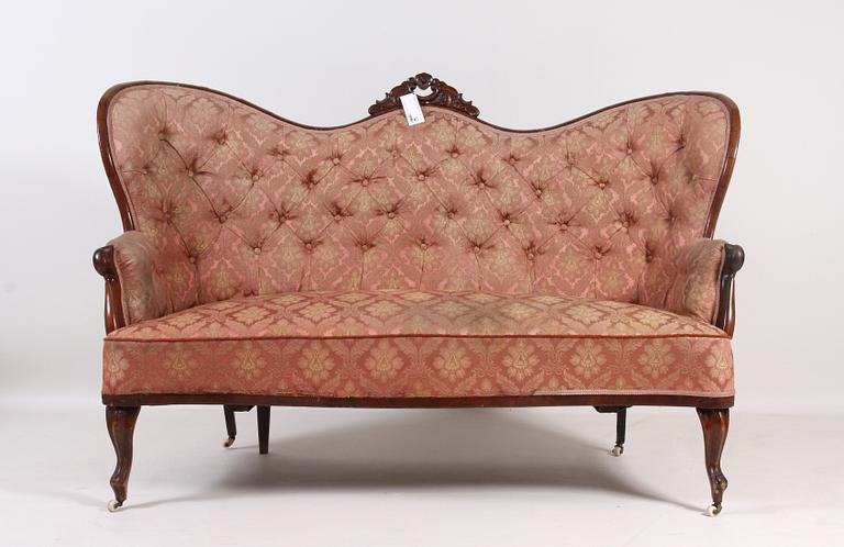 SOFFA, nyrokoko, 1800-talets andra hälft.