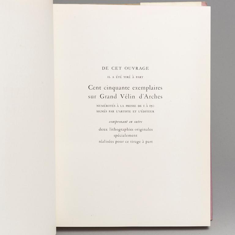 MARC CHAGALL, böcker, 3 st, "Chagall Lithograph II,III, IV".