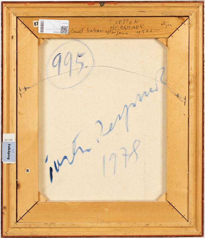 Torsten Bergmark, olja på duk, signerad. och daterad -78.