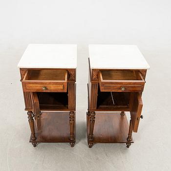 Sängbord, ett par, 1900-talets första hälft.