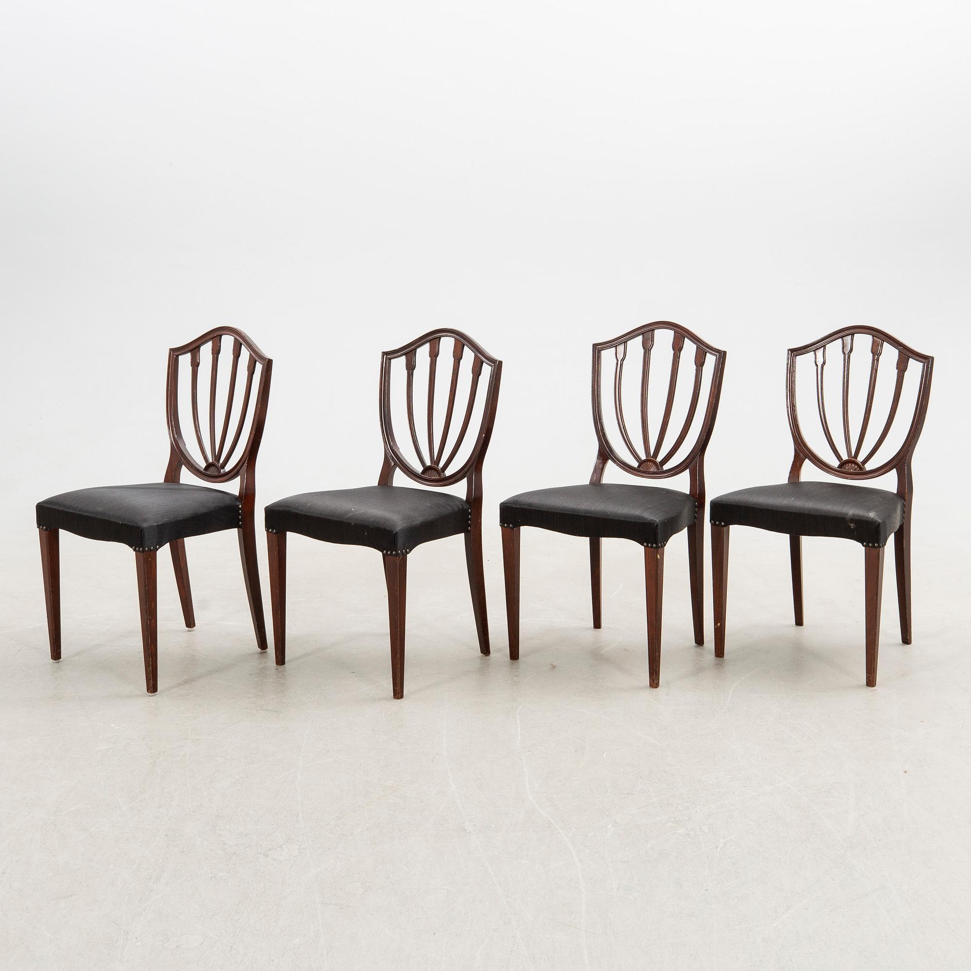 Chairs, 10 pcs, English style, 20th century.