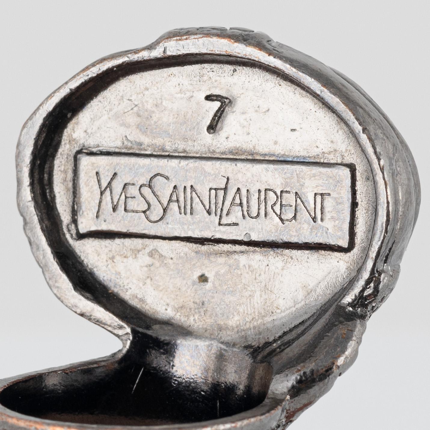 Yves Saint Laurent, ring, size 7.