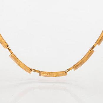 Björn Weckström, kaulakoru, "Tundra", 14K kultaa. Lapponia 1970.