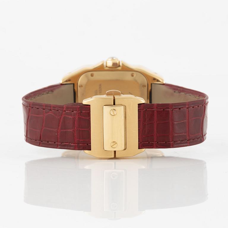 Cartier, Santos 100, "Diamond Paved Case", ca 2010.