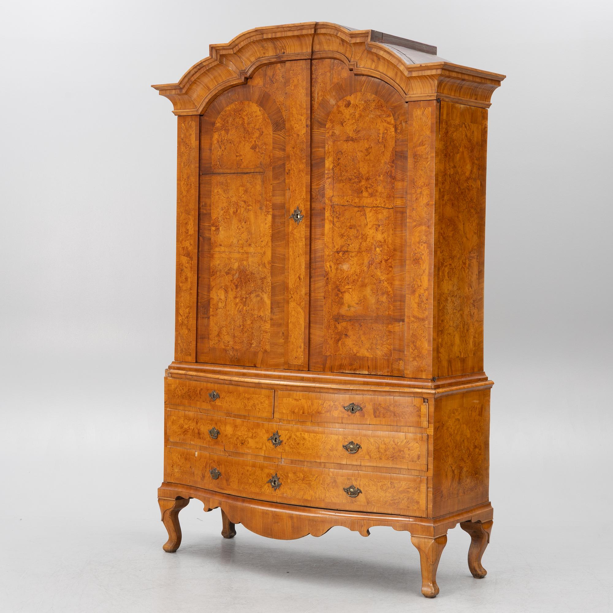 Skåp, rokoko, Sverige, 1700-tal.