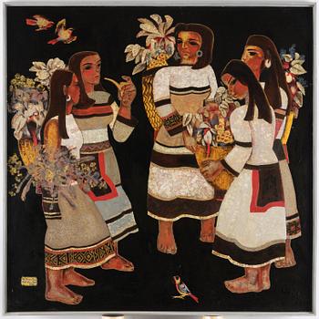 Do Xuan Doan, "Spring festival in the Highlands"/" Festival du printemps dans le Highlands".