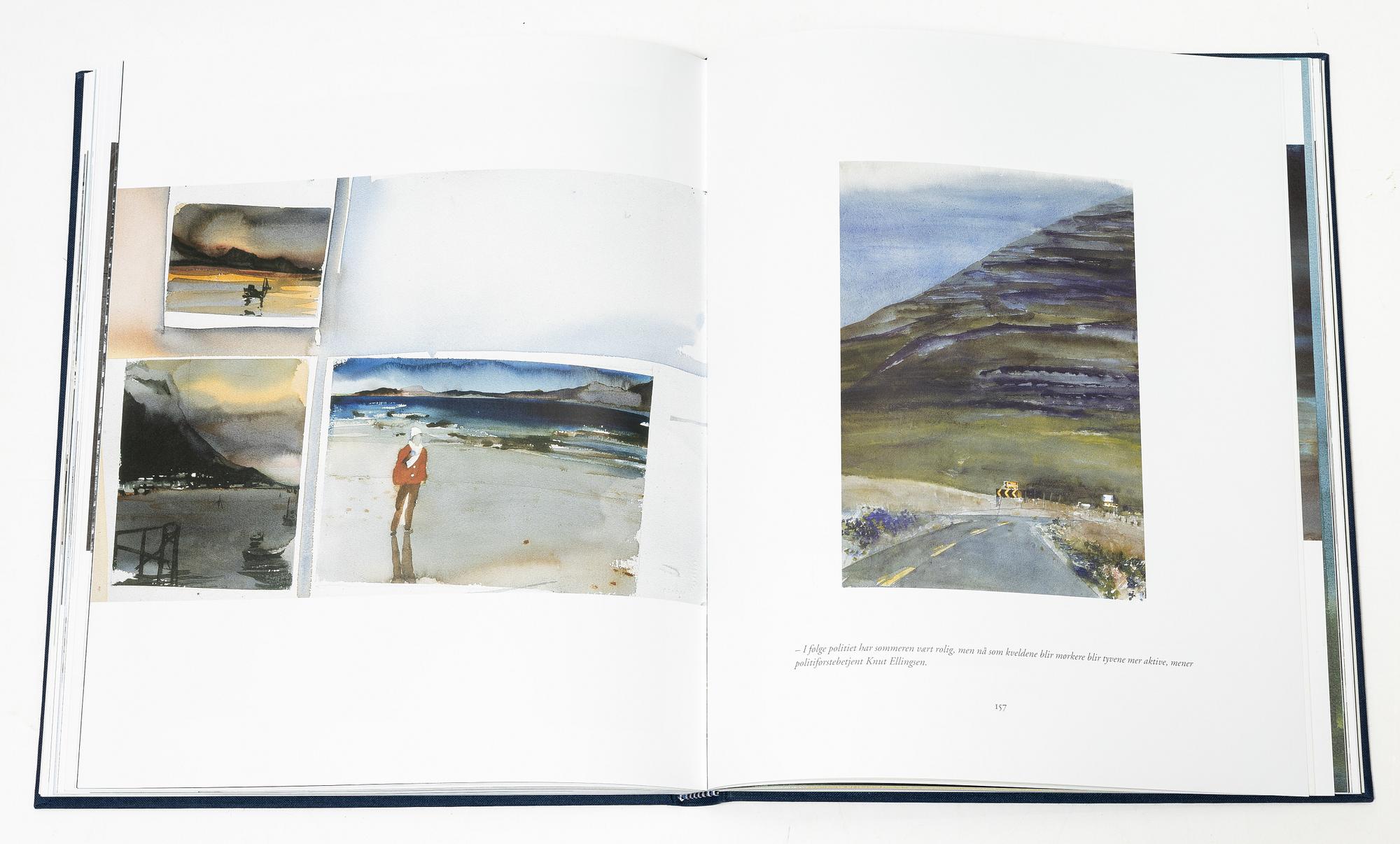 Lars Lerin, "Between the Houses".