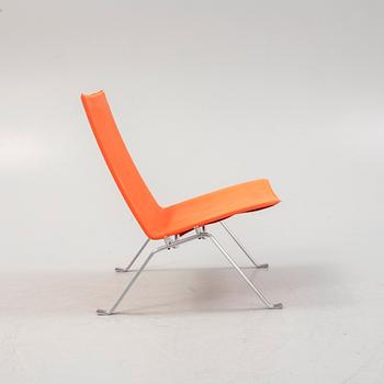 Poul Kjaerholm, a pair of 'PK-22' easy chairs, Fritz Hansen, Denmark, dated 1988.