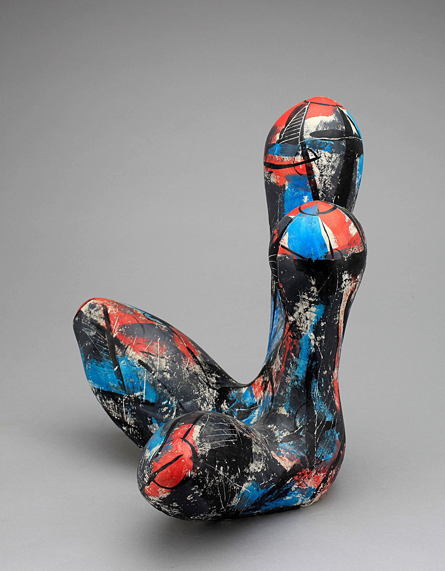 WU SHAOXIANG, skulptur, gips, sign.