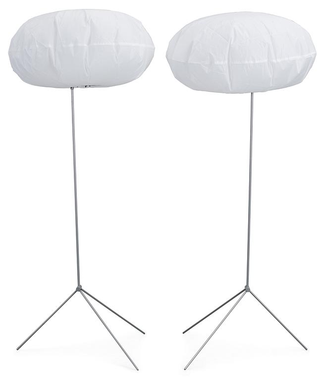 A pair of 'Glowblow' floor lamps by Vesa Hinkola, Markus Nevalainen, Rane Vaskivuori, Snowcrash.