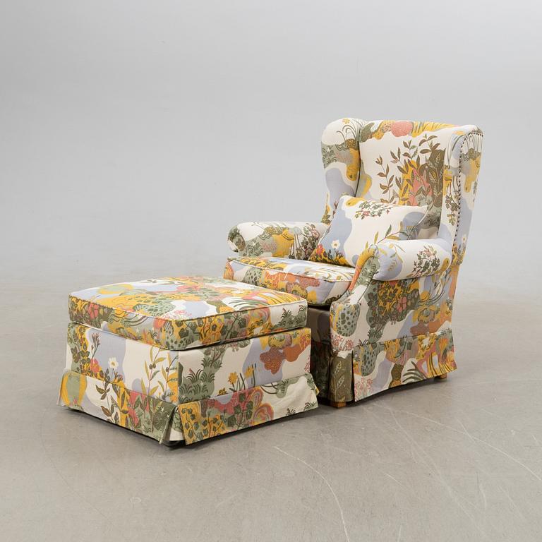 Ragnar Helsén, fåtölj, "Oxford", Stjernmöbler, Herrljunga för firma Svenskt Tenn.