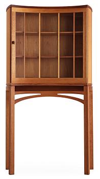 629. A James Krenov Tasmanian blackwood showcase cabinet, circa 1970.