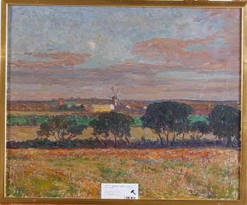 Anton Genberg · GENBERG, ANTON. Olja på duk. Sign.