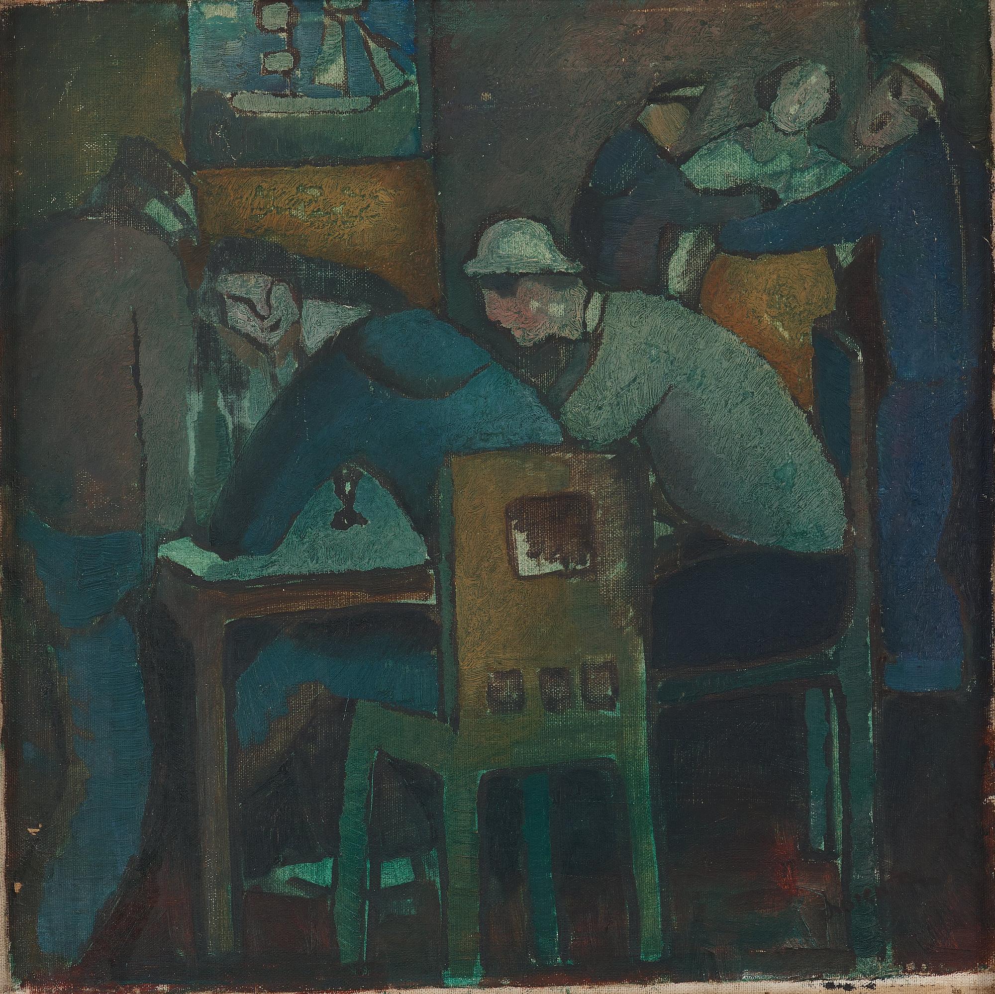 Waldemar Lorentzon, WALDEMAR LORENTZON, oil on canvas, signed Lorentz. Verso inscribed Wald. Lorentzon.