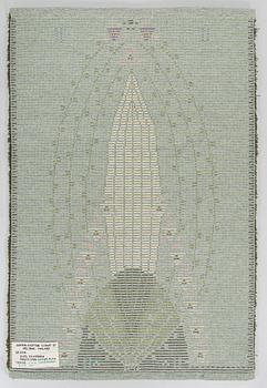 Eliel Saarinen, rya, "Ros", modell för Finska handarbetets vänner. Ca 190x125 cm.