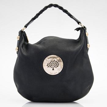 Mulberry, a black leather 'Daria' hobo bag.