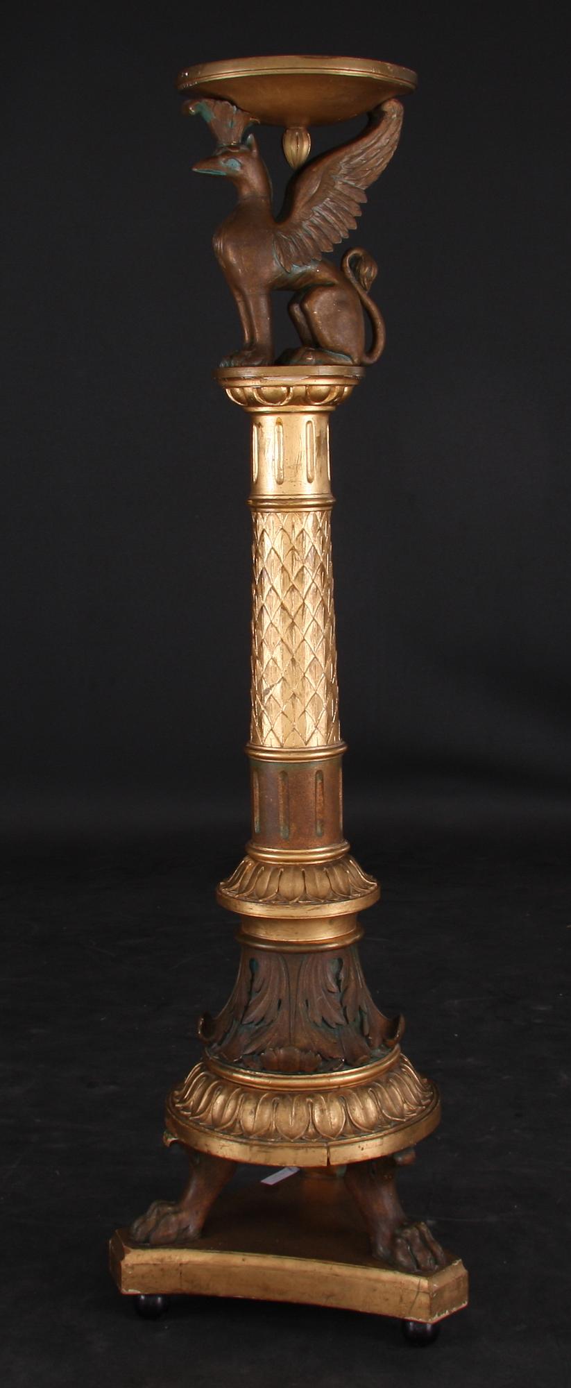 GUERIDON, empirestil, 1800-tal.