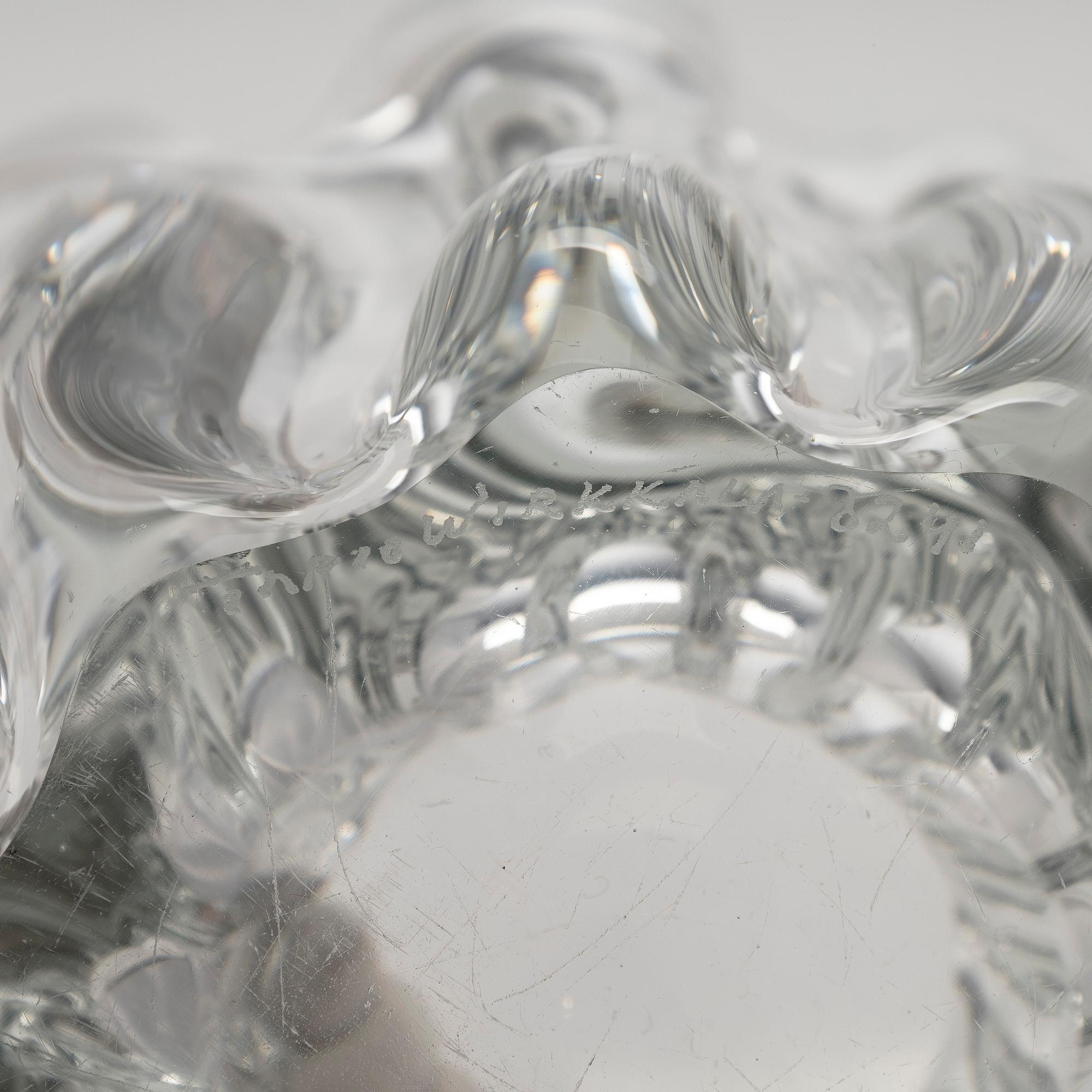 Tapio Wirkkala, vaser, 2 st, "Kalvolan kanto" (Stubbe), signerade Tapio Wirkkala 3241.