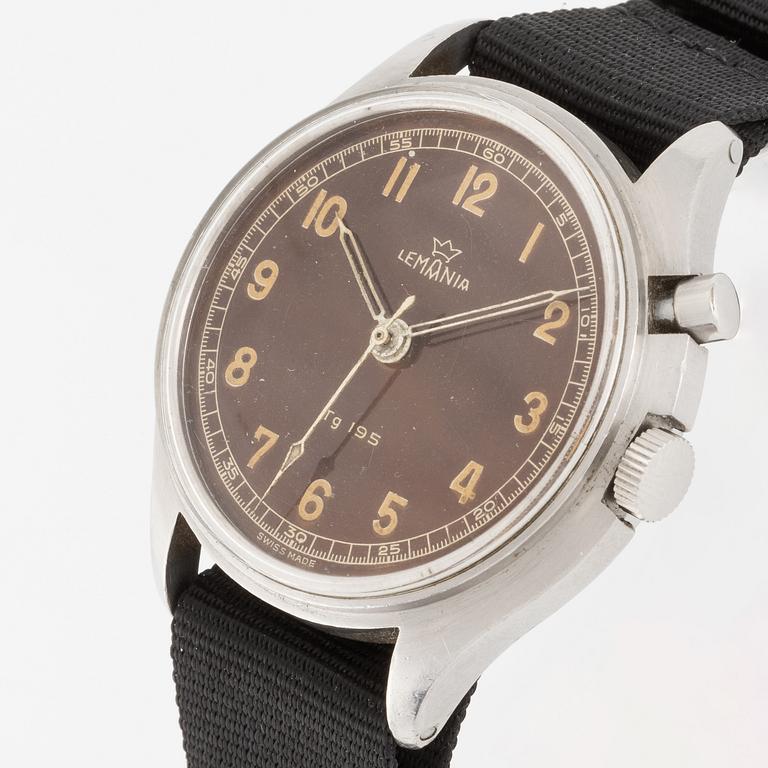 Lemania, Tg 195, "Tre kronor/Three Crowns", "Tropical Dial", ca 1958.