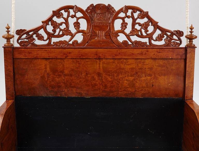 A Bed, second half of the 19th Century, and a Canopy.