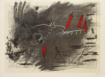 439. Antoni Tàpies, Untitled, from: "Nocturn matinal".