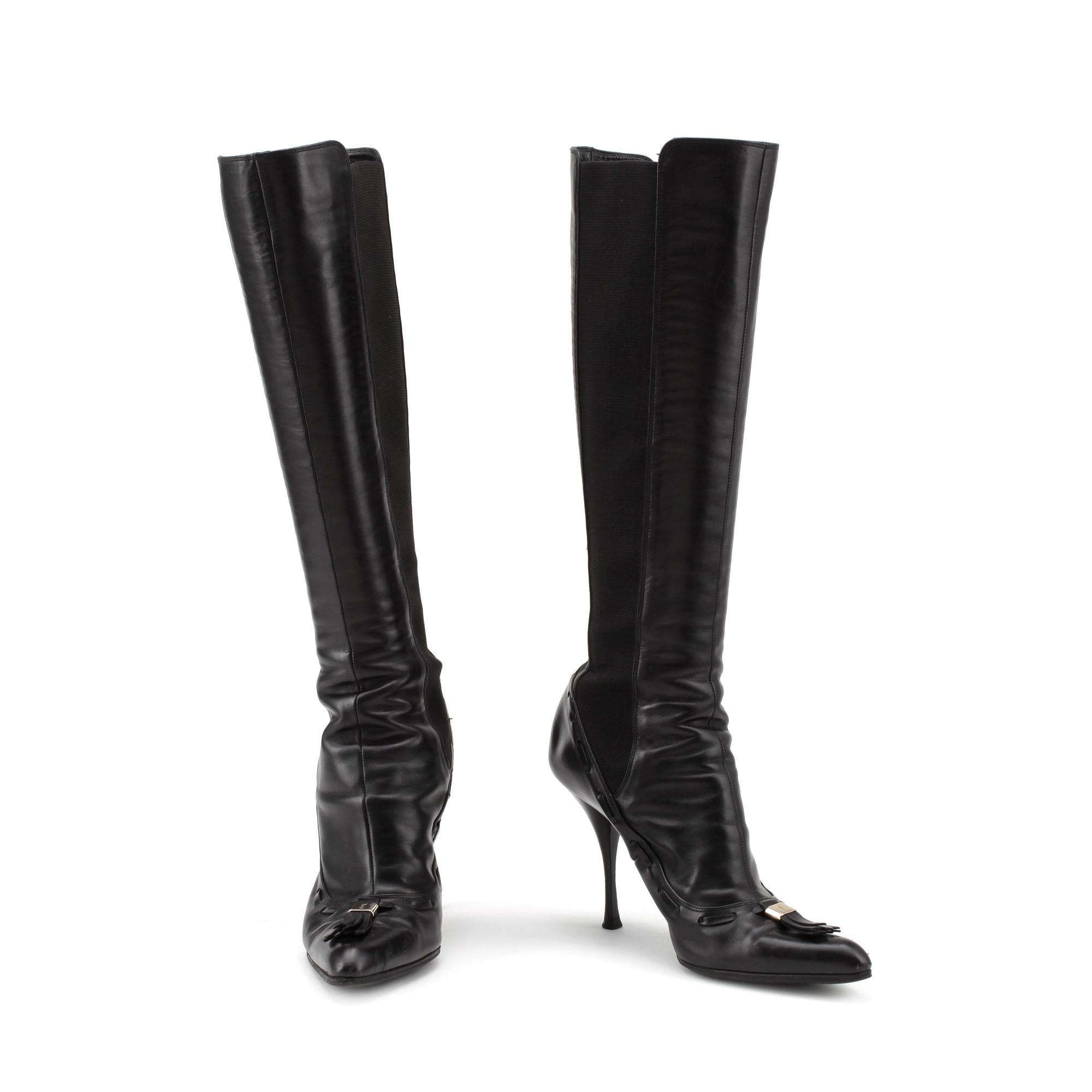 YVES SAINT LAURENT, ett par stövlar. Storlek 37,5.