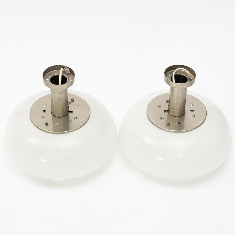Harald Notini, a pair of ceiling lamps, model "11321", Arvid Böhlmarks Lampfabrik, 1940s.