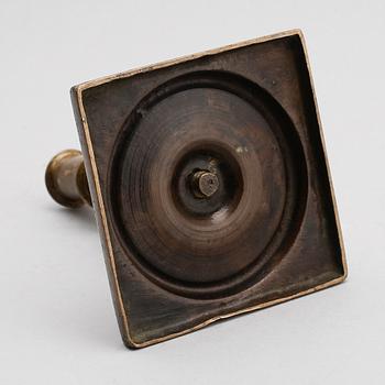 LJUSSTAKE, brons, barock, 1600-/1700-tal.