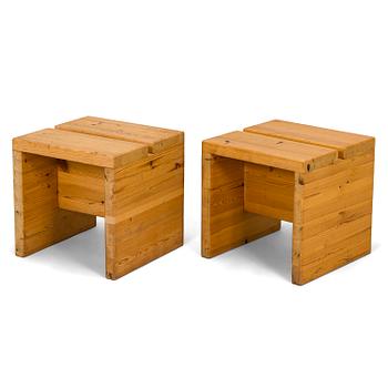 Stools, a pair from the 1970s.