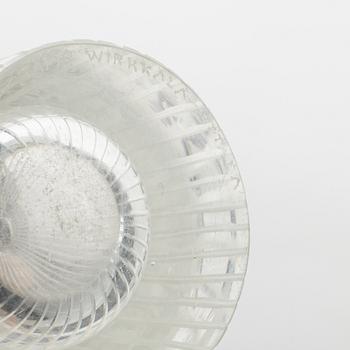 Tapio Wirkkala, a glass vase, signed.