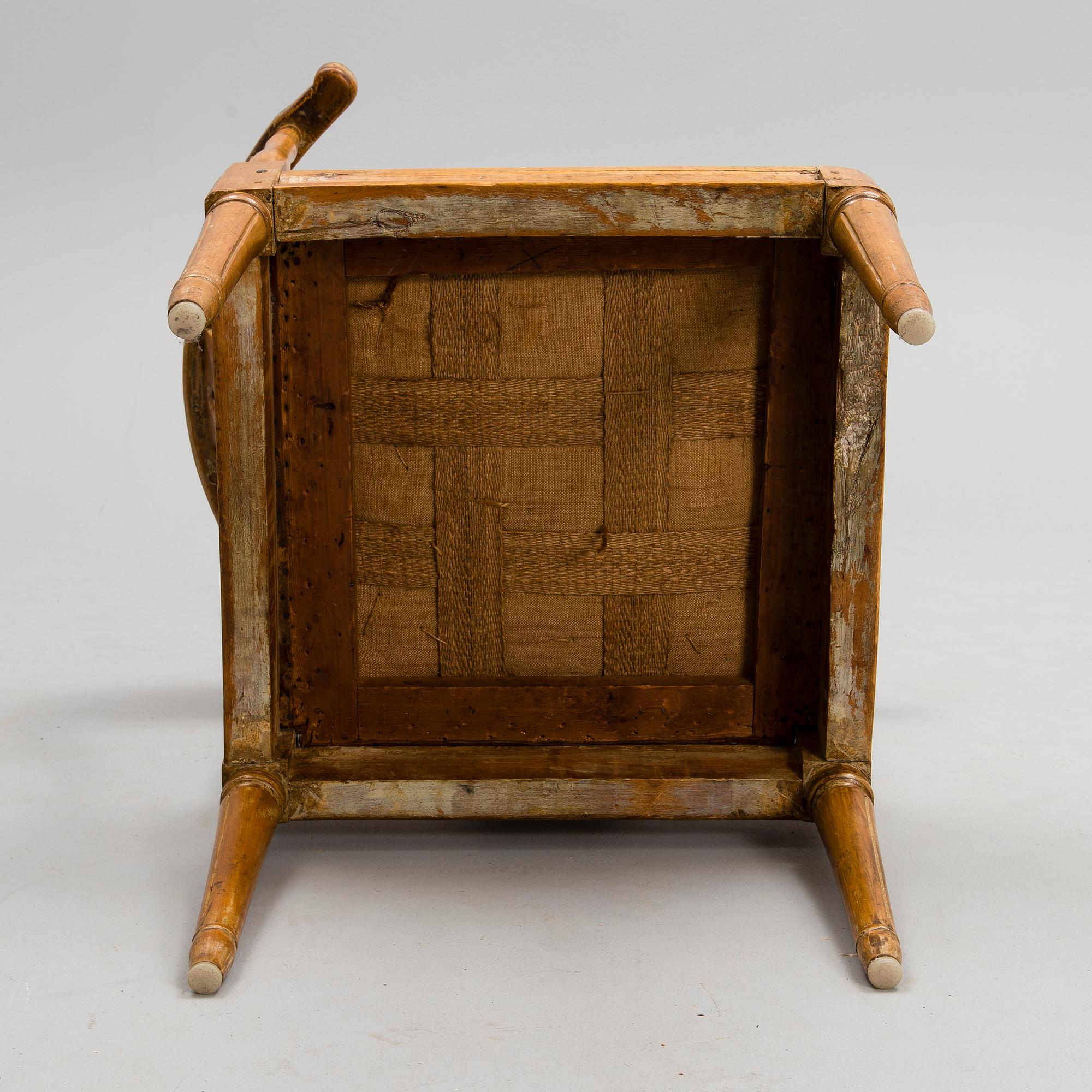 PUDERSTOL / SKRIVBORDSSTOL, 1700-tal.