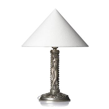 241. Anna Petrus, a rare pewter table lamp, Firma Svenskt Tenn, Stockholm, 1927.