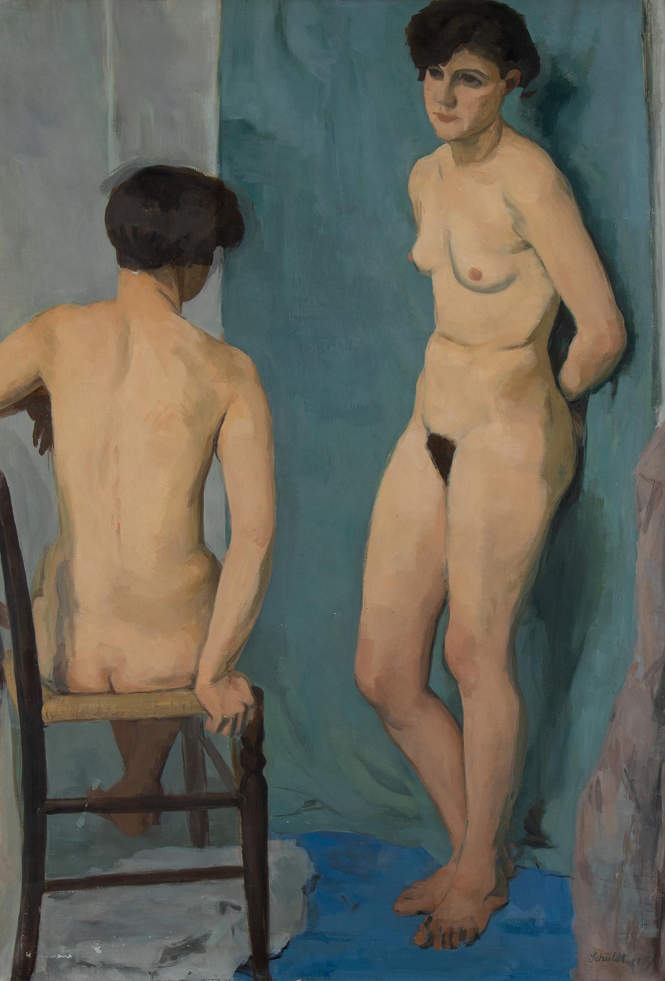 Fritiof Schüldt, olja på duk, signerad och daterad -27.