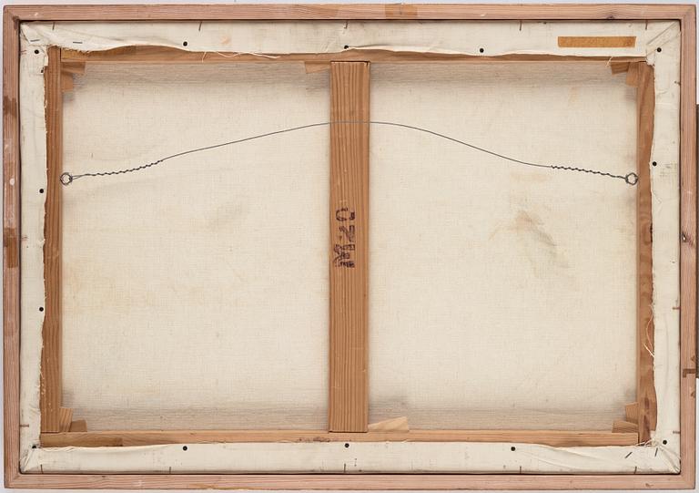 HUGO ZUHR, oil on canvas, signed.