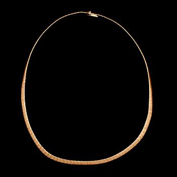 COLLIER, 18 k guld. Vikt ca 29 g.