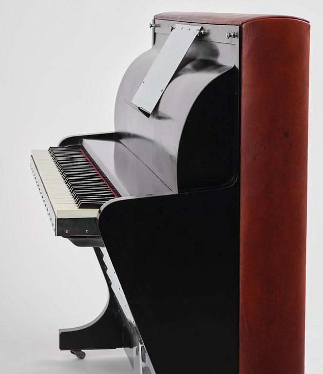Poul Henningsen, a "PH Upright Piano", executed by Andreas Christensen, Denmark, 1940s.