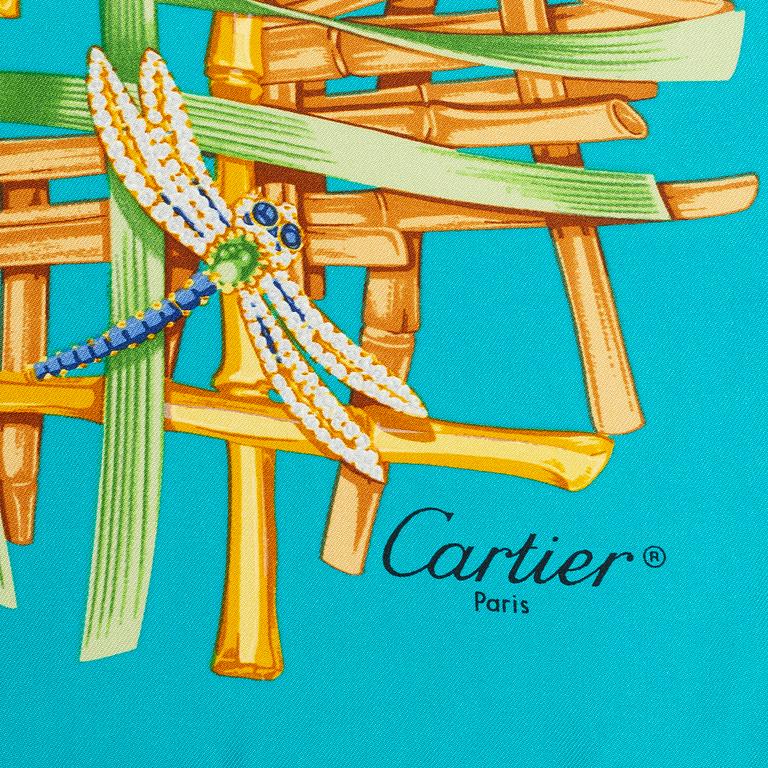 Cartier, scarf.