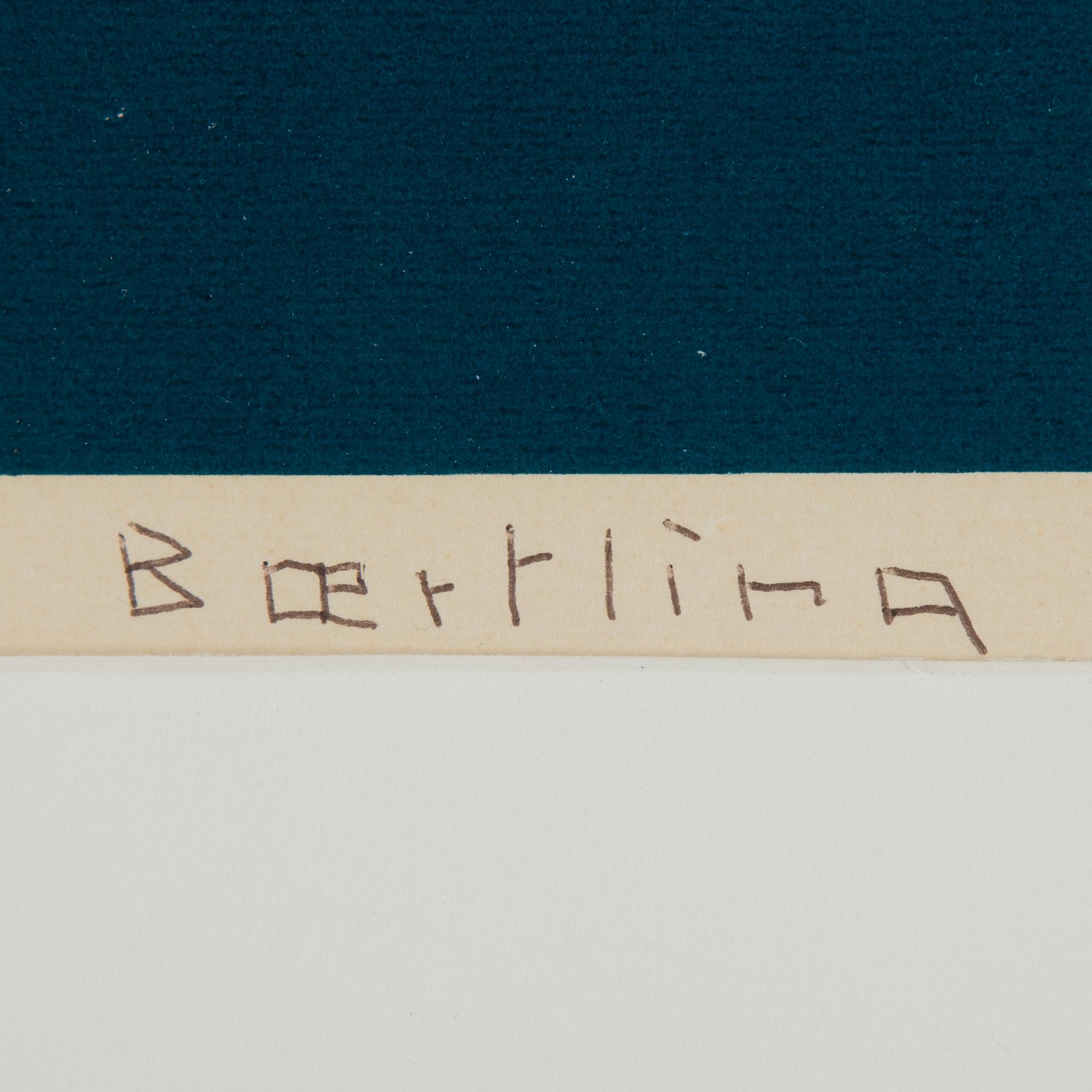 OLLE BAERTLING, silk screen, signed, dated 1959-73 and numbered 8/120.