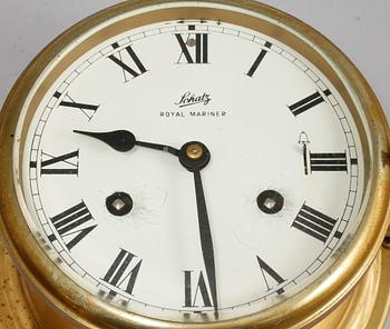 BAROMETER samt SKEPPSKLOCKA, Schatz, 1900-talets andra hälft.