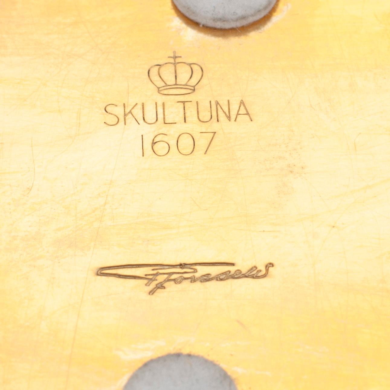 FICKPLUNTA och SUPKOPPAR, 2 st, mässing, Skultuna, Pierre Forssell, 1900-talets senare hälft.