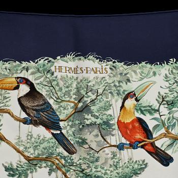 SCARF, siden, "Equateur", design Robert Dallet, Hermes.