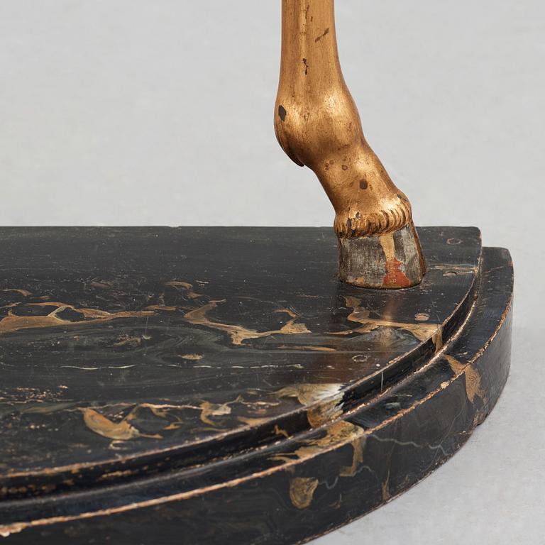 KONSOLBORD, Stockholmsarbete omkring år 1800, Sengustavianskt.