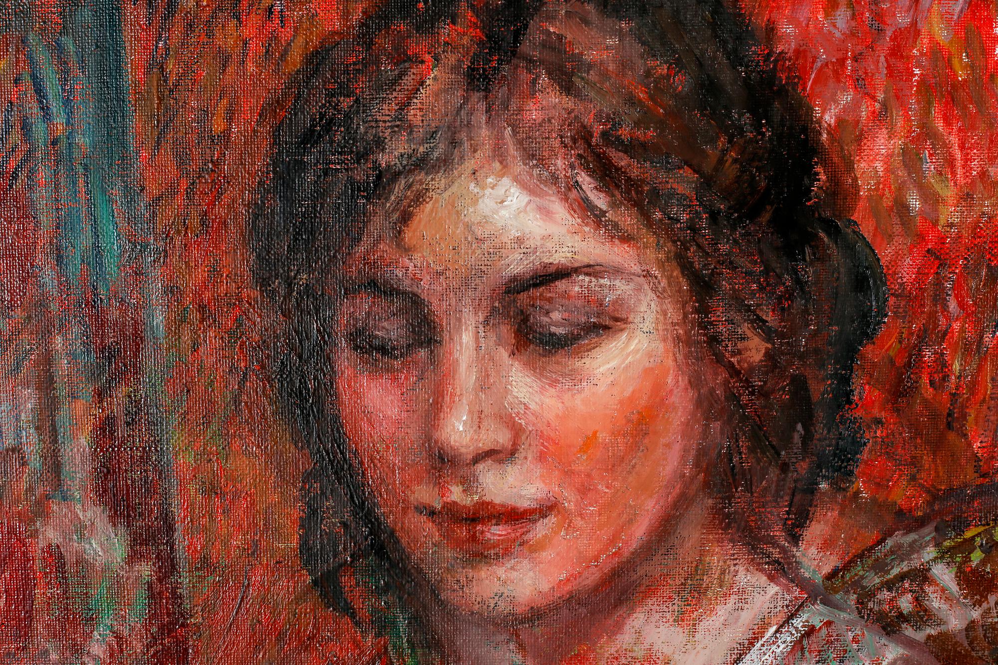 TADEUSZ KAMASA, oil on canvas, signed.