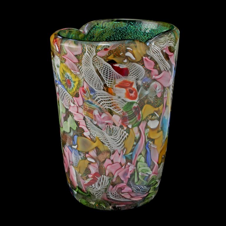 VAS, glas, Murano, Italien, 1900-talets andra hälft.