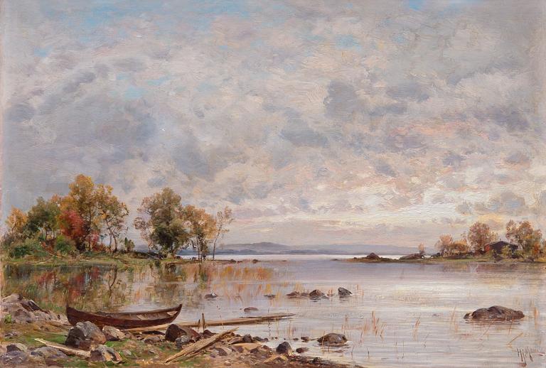 Hjalmar Munsterhjelm, AUTUMN AT THE SHORE.